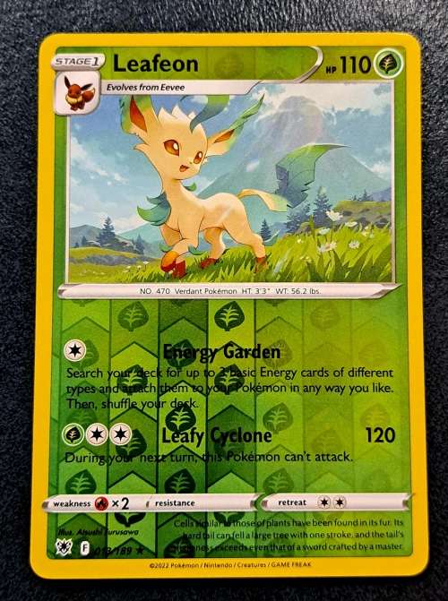 Trading Cards Pokemon Trading Cards TCG Leafeon 013/189 Rare